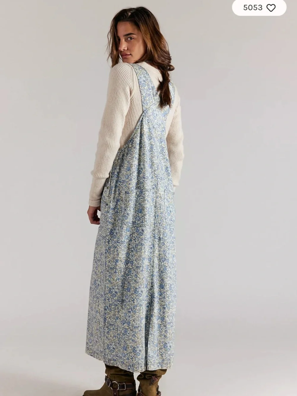 Free People Hanson Apron Midi Dress - Picture 2 of 7